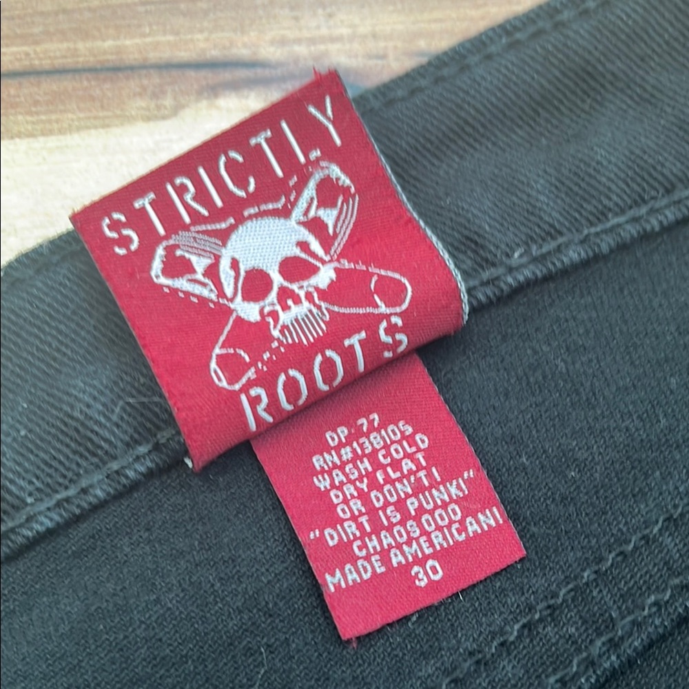 🦴Dogpile Clothing Co. Street Punk Women's Black Boot Cut Jeans